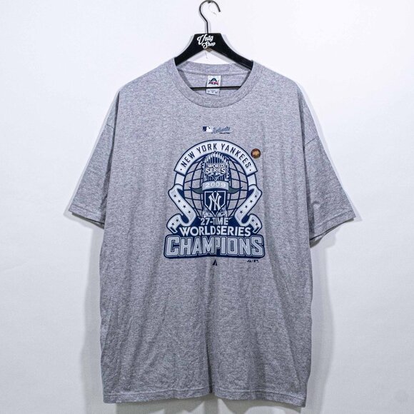 New York Yankees World Series 2009 Champions T-Shirt XXL Y2K Baseball - Picture 1 of 6